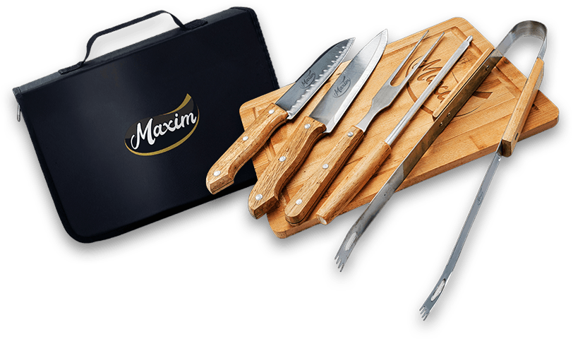Kit Churrasco Maxim com 7 peças