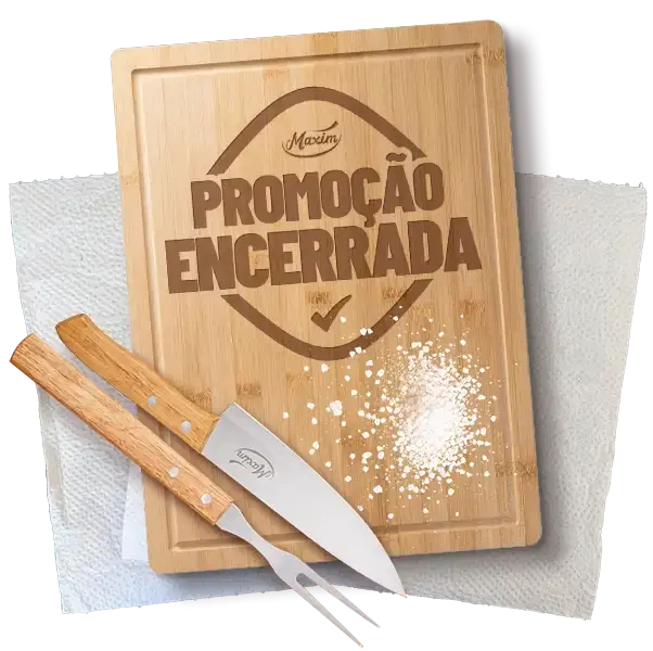 Promoção Pais Maxim em todo churrasco, sim
